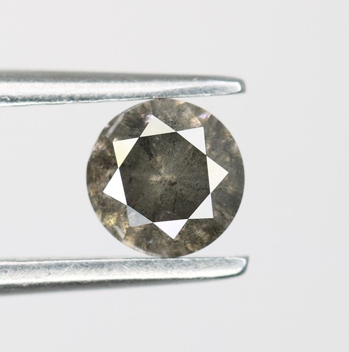 Diamant rond poli sel - poli, au