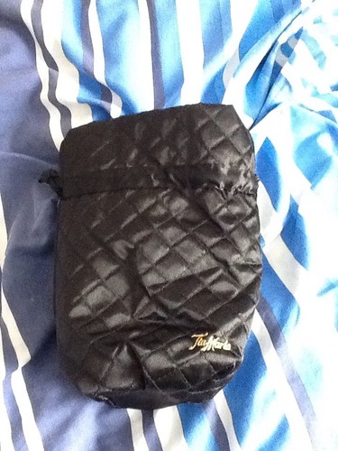 Sac cordon matelassé noir - À,