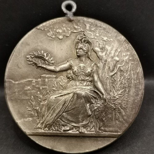 Medaille cuivre argente 1900 - cuivre,