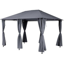 Toile de Tonnelle Ardoise de Jardin en Polyester 3 x 4 m
