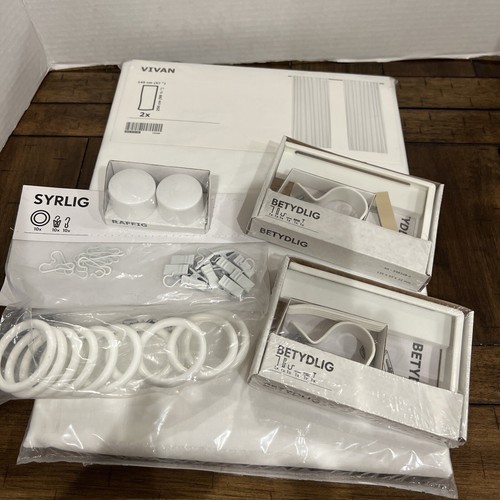 Ikea vivan white curtain panel - vivan,