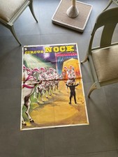 Affiche cirque ancienne 128x89 cm , vintage circus Nock poster , zirkus plakat
