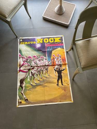 Affiche cirque ancienne - , 128x89