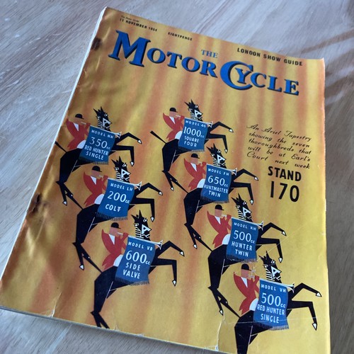 Motor cycle magazine - motor, anglais