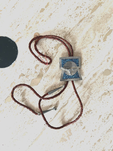 Collier cravate ancienne - collier,