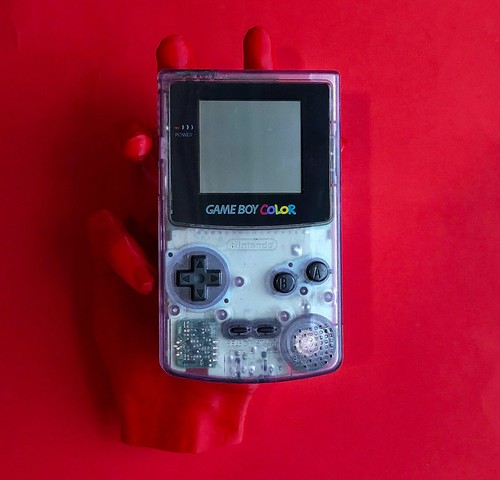 Nintendo game boy color - nintendo, clear