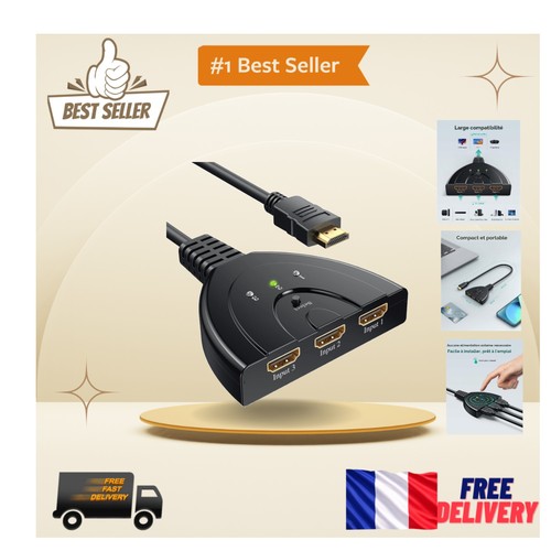 Commutateur hdmi manuel 3 - -,