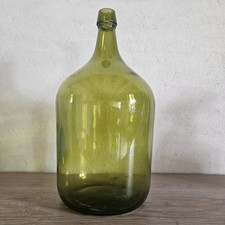 BONBONNE DAME JEANNE 5 LITRES EN VERRE / VINTAGE 