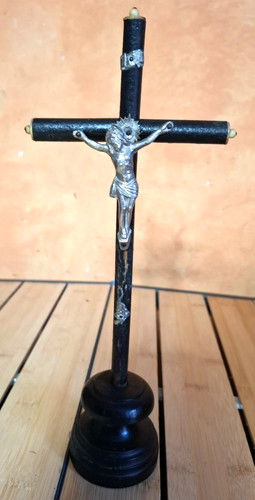 Ancien crucifix bois - en,