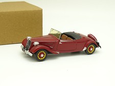 Devos SB 1/43 - Citroen Traction 15 Six Cabriolet 1939 Rouge N°116