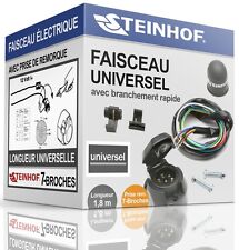 FAISCEAU ÉLECTRIQUE 7-broches pour attelage PEUGEOT 206 de 1998-2007
