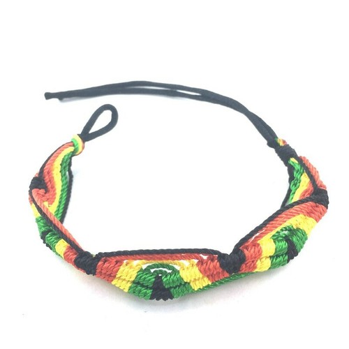Bracelet rasta tressé - rasta,