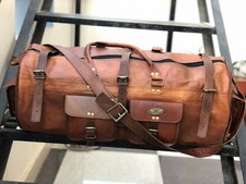 Sac De Voyage Week-End En Cuir