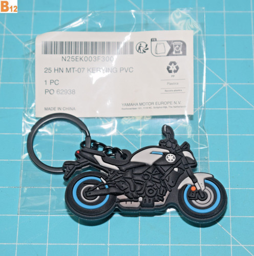 Porte clés pvc yamaha - pvc,