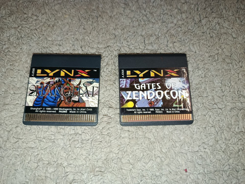 Atari lynx lot jeux - jeux, shangai