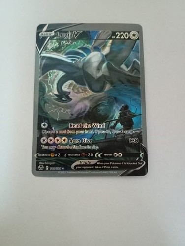 Carte pokémon lugia v186 195 - pokémon, v186/195