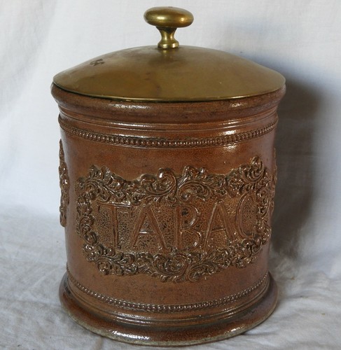 Grand pot tabac - à,