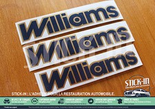 Clio Williams Phase1 OU 2 Autocollants Stickers Monogrammes | Conforme |