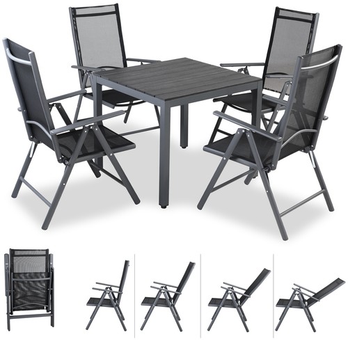 Salon jardin aluminium - de,