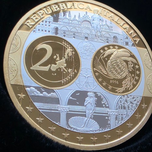 Médaille europa italie 2004 - médaille,
