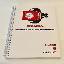 Livre De Pièces D'Usine Honda