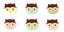 Perle silicone hibou - perle, 32mm