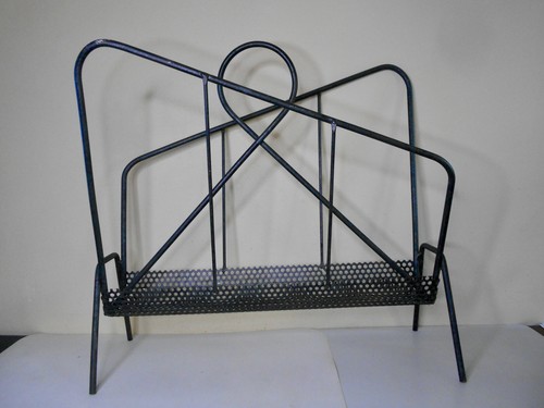 Ancien porte revues métal - , et