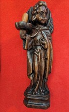 Ancienne sculpture statue - , ange