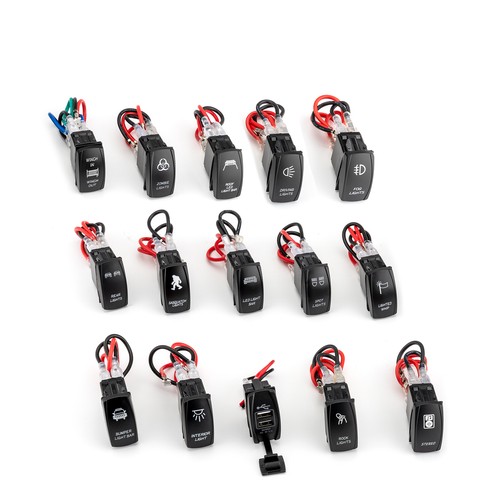 Led light bar rocker switch - bar,