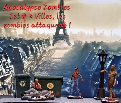 Figurines apocalypse - bd, 3d,