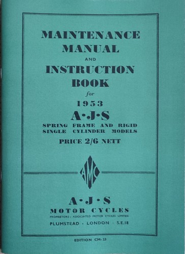 Manuel moto ajs - moto,