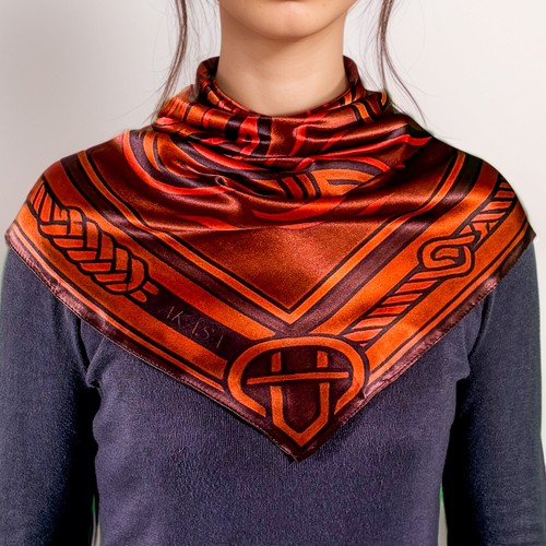Foulard carré soie 100 - carré, 100%