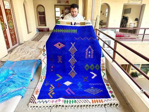 Tapis laine berbère - tapis,