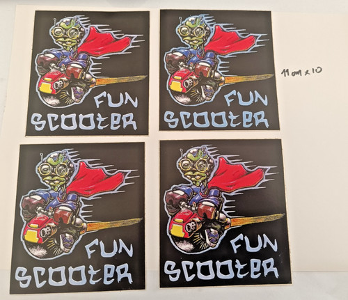 Autocollants fun scooter - autocollants,