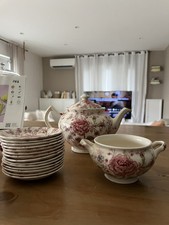 Service thé rose chintz - thé,
