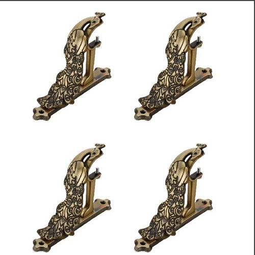 Porte rideaux ancien laiton - en,