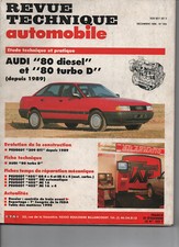 revue technique Audi 80 diesel turbo depuis 1989 1.6 TD 1.9 D RTA 1990