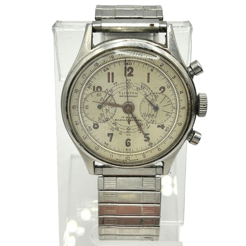Vintage clinton chronograph - vintage,