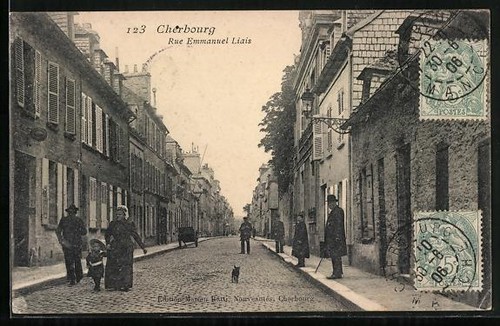 Cpa cherbourg rue emmanuel - cherbourg,,
