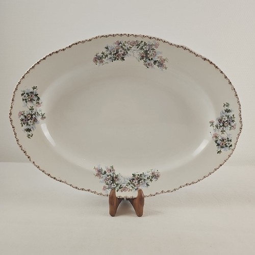 Plat ovale décor - plat,