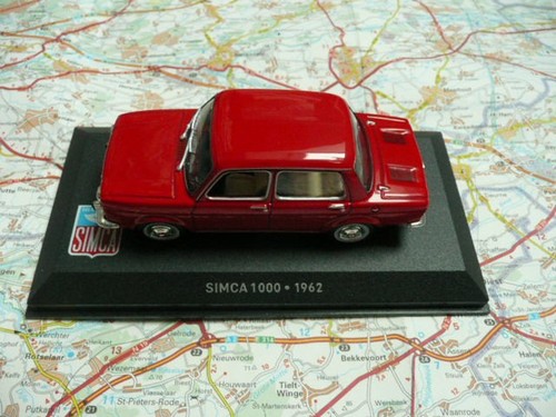 Simca 1000 rouge 1962 - 1000, serie
