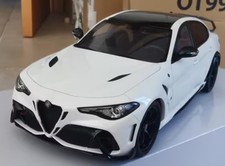 Alfa Romeo Giulia Gtam White Otto Ottomobile 1/18 Comme Neuf