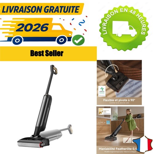 Aspirateur laveur sans fil