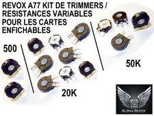 Kit de Trimmers / Résistances Variables pour les 5 Cartes Enfichables Revox A77