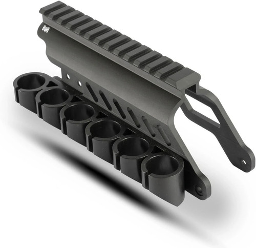 Side saddle shotgun - side, shell