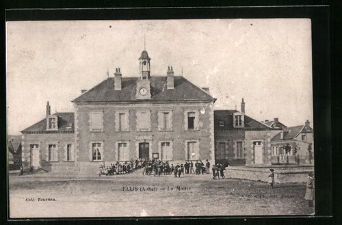 Cpa palis mairie - mairie, 1906