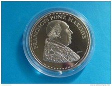 MÉDAILLE  ESSAI  VATICAN A L' EFFIGIE DE FRANCOIS  ( 2013  )  BU  FDC