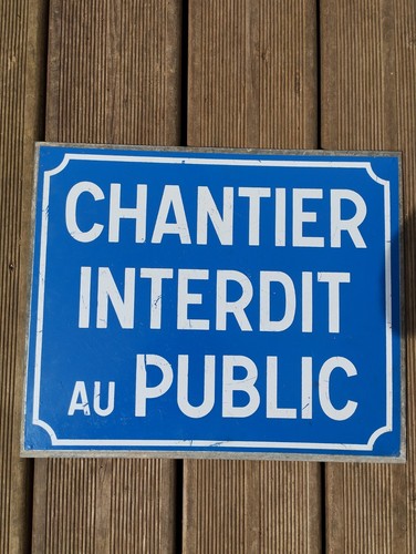 Plaque industrielle acier - industrielle,