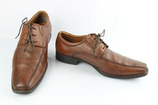 CLARKS Derby Cuir Marron UK