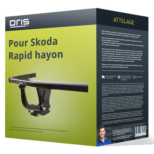 Attelage pour skoda rapid - skoda,